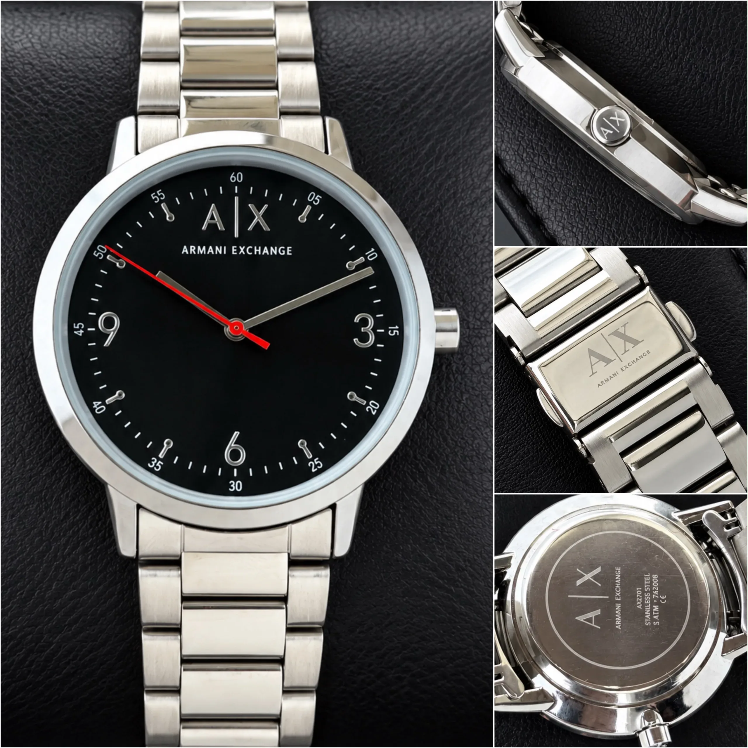 Armani Exchange Black Dial Quartz - Image 5