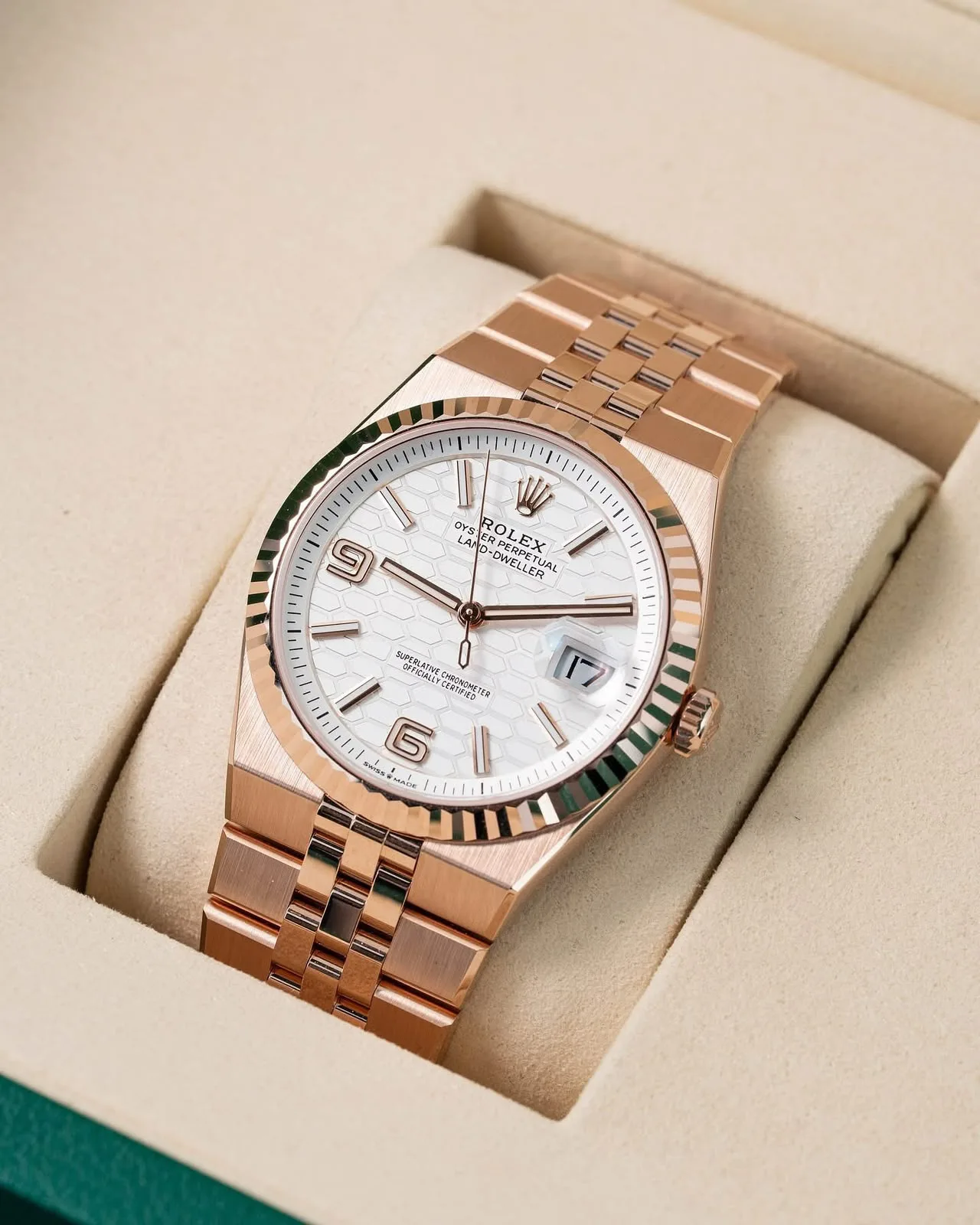 WhatsApp Image 2026-10-08 at 1.09.30 AM (2) Rolex Land Dweller White dial - Image 1