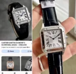 Cartier Santos De Silver Dial Quartz - Image 2