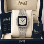 Piaget Silver Crystal Black Dial - Image 4