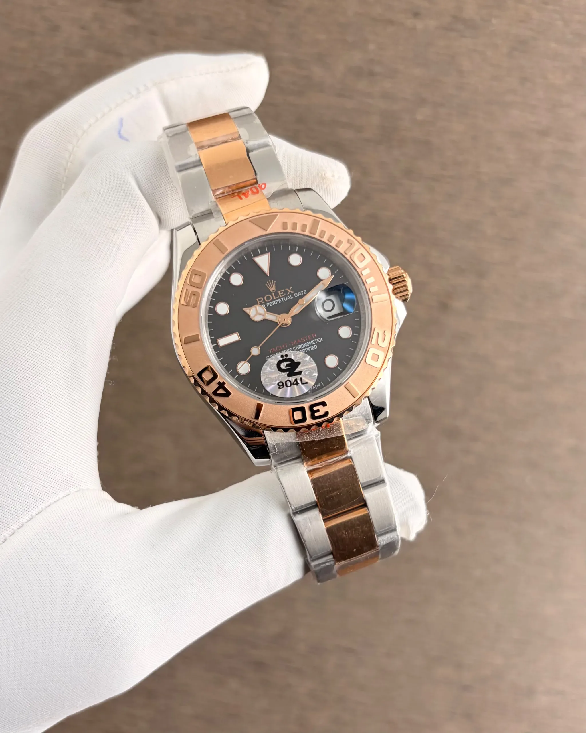 Rolex Yatch Master Everose Gold Black Dial Automatic - Image 6