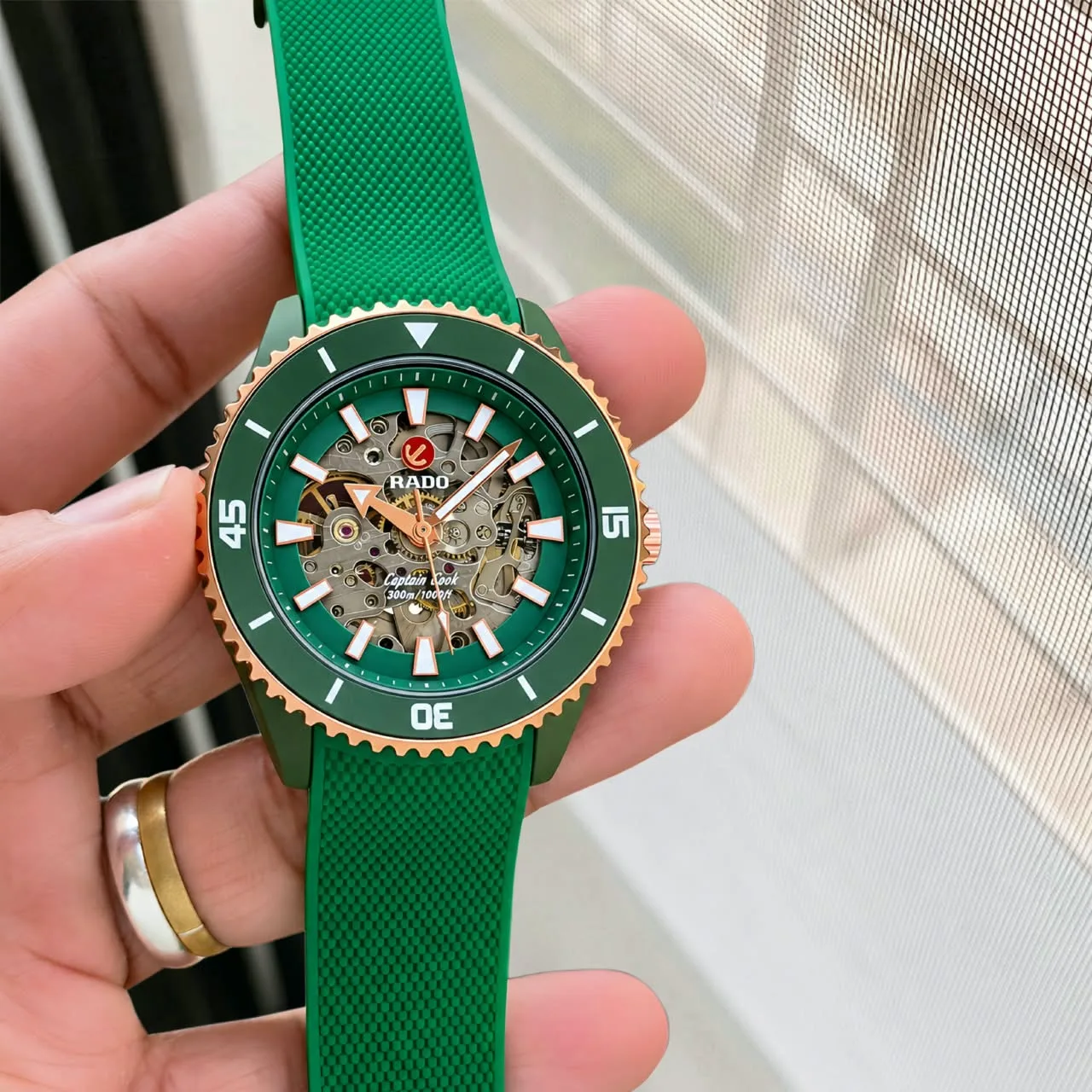 WhatsApp Image 2026-10-08 at 1.17.58 AM (1) Rado Captain Cook 42mm Green - Image 1
