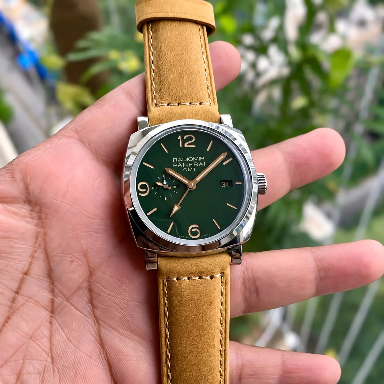 WhatsApp Image 2026-10-08 at 1.18.15 AM Luminor Panerai Green Dial Swiss Automatic - Image 1