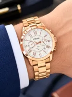 Fossil Rosegold Quartz Chronograph