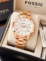 Fossil Rosegold Quartz Chronograph - Image 2