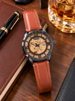 Fossil Brown Black Skeleton Dial - Image 2