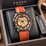 Fossil Brown Black Skeleton Dial - Image 4