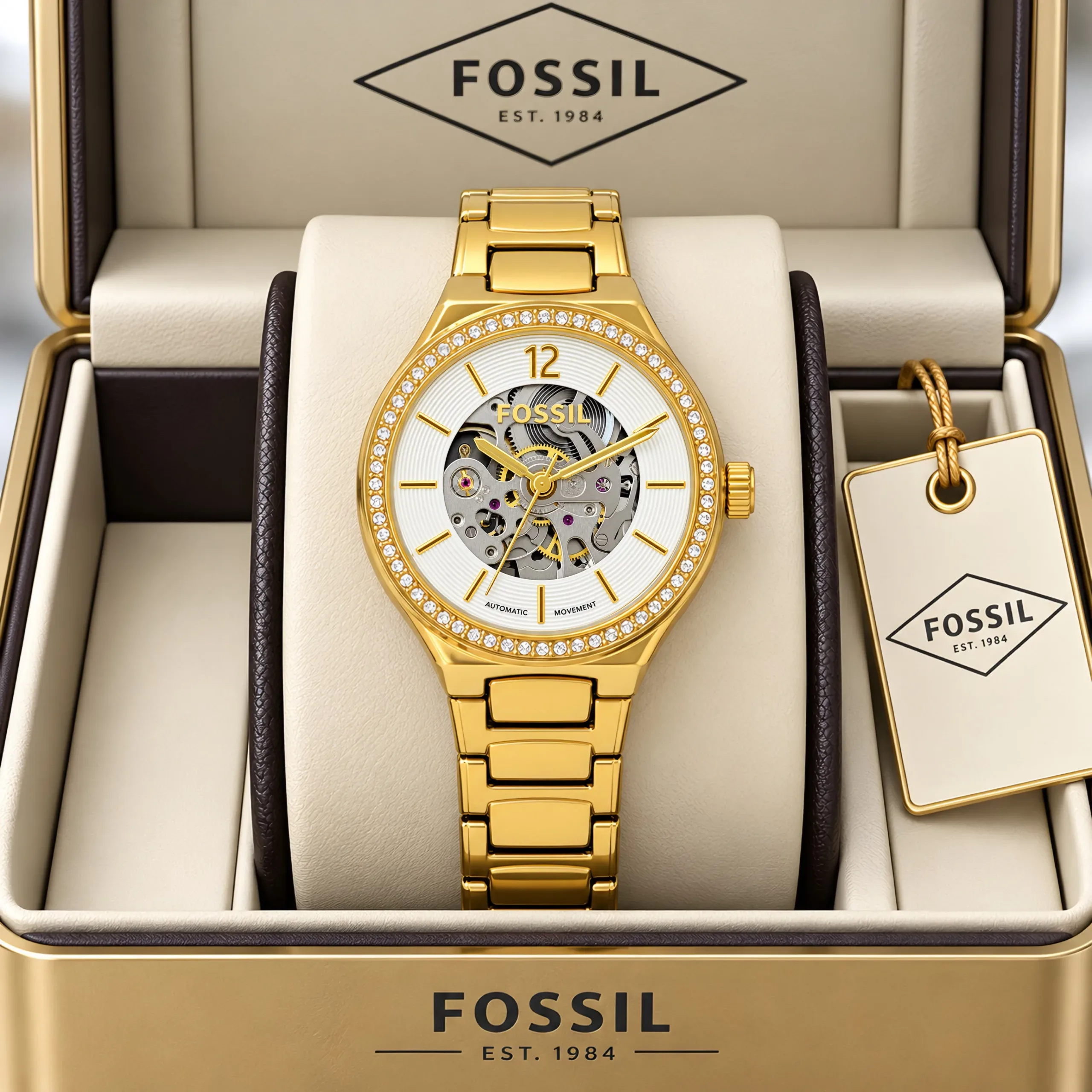 Fossil Evie Golden Automatic - Image 5