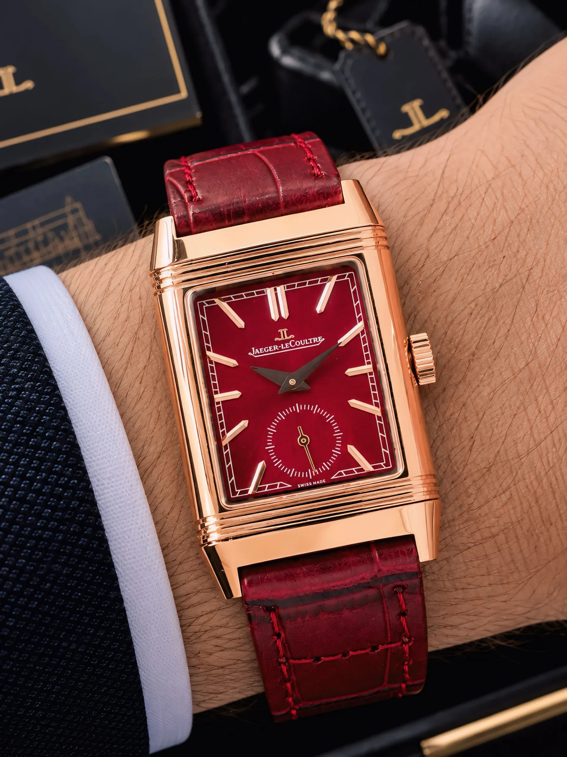 Jaeger-LeCoultre Reverso Red Dial - Image 5