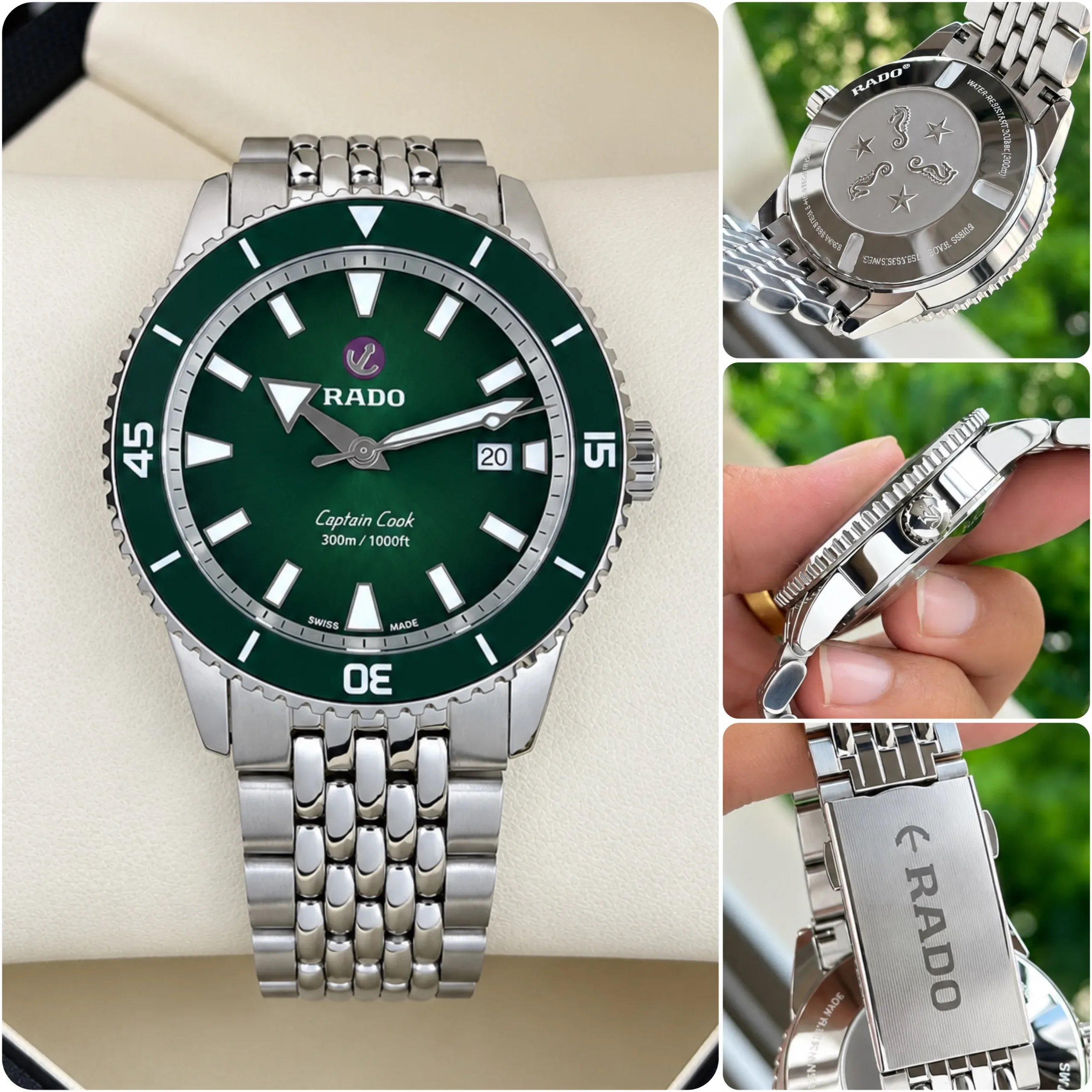 Rado Captain Cook Green Dial Automatic - Image 6