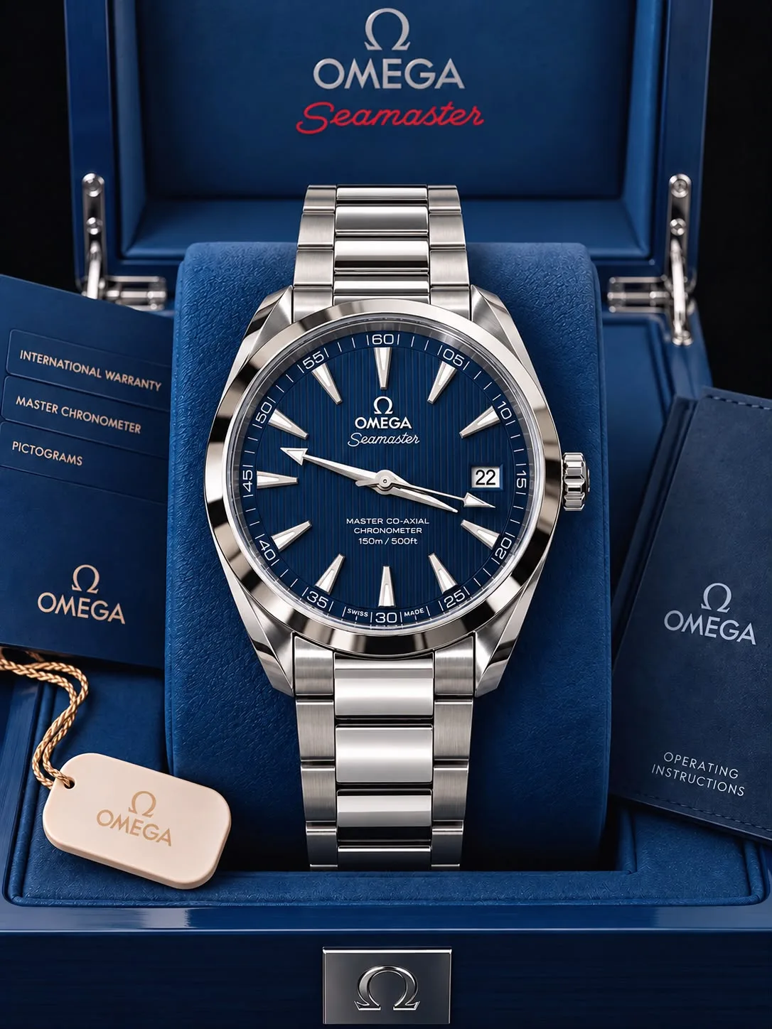 WhatsApp Image 2026-10-08 at 1.26.16 AM Omega Seamaster Blue Dial Automatic - Image 1