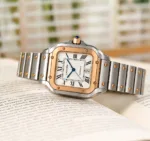 Cartier Santos Gold Silver Automatic - Image 4