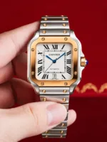 Cartier Santos Gold Silver Automatic - Image 5