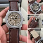 Fossil Brwon Skeleton Dial Automatic - Image 4