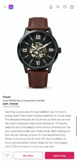 Fossil Neutra 43mm Automatic - Image 2