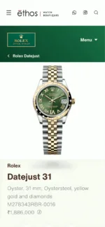 Rolex Datejust Green Dial - Image 2