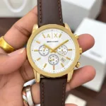 Armani Exchange 43mm White Dial Chrono