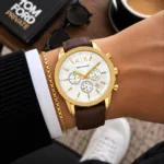Armani Exchange 43mm White Dial Chrono - Image 4