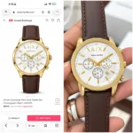 Armani Exchange 43mm White Dial Chrono - Image 7