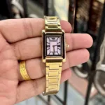 Emporio Armani Rectangular Pink Dial