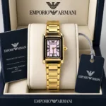 Emporio Armani Rectangular Pink Dial - Image 2