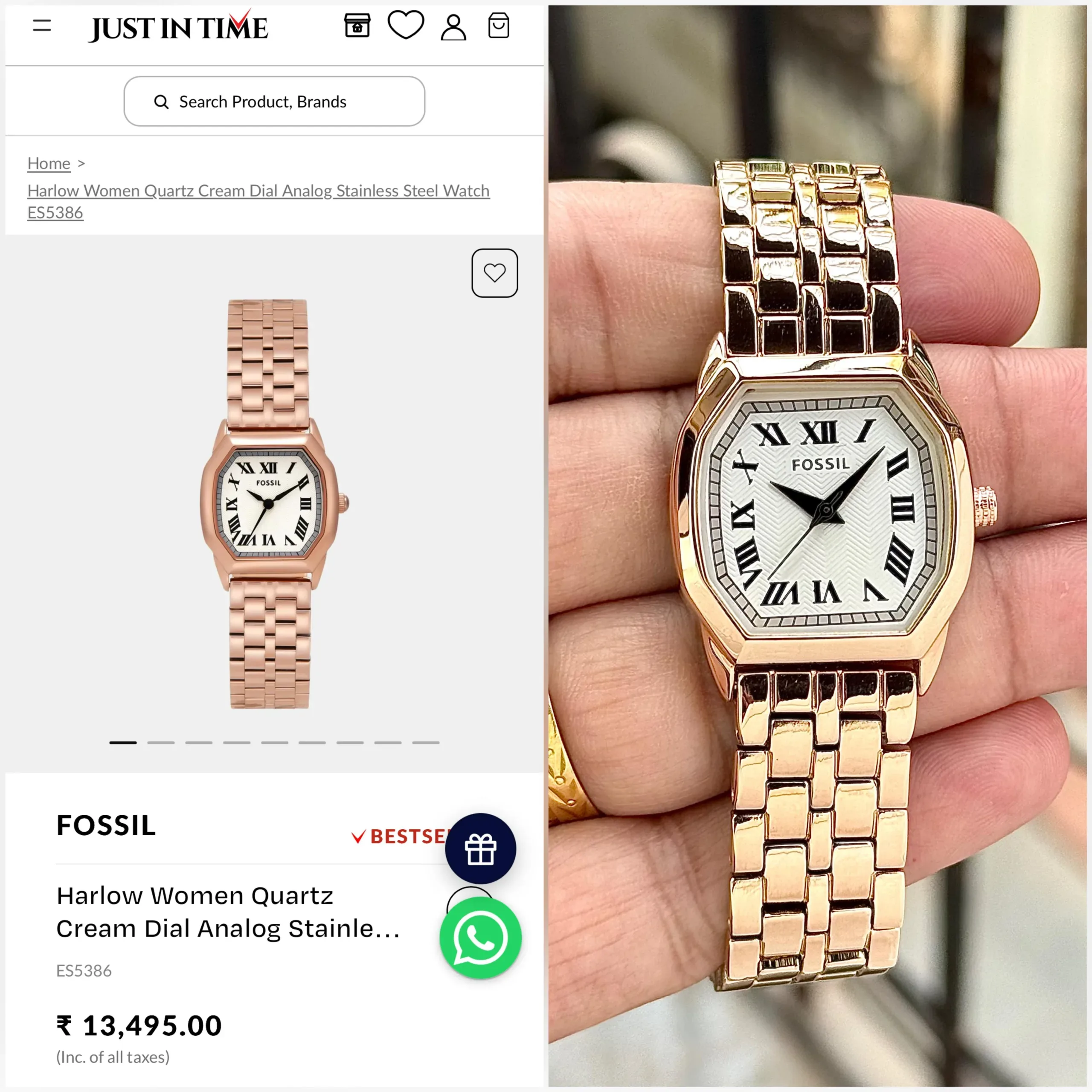 Fossil Harlow Quartz Series - Image 2