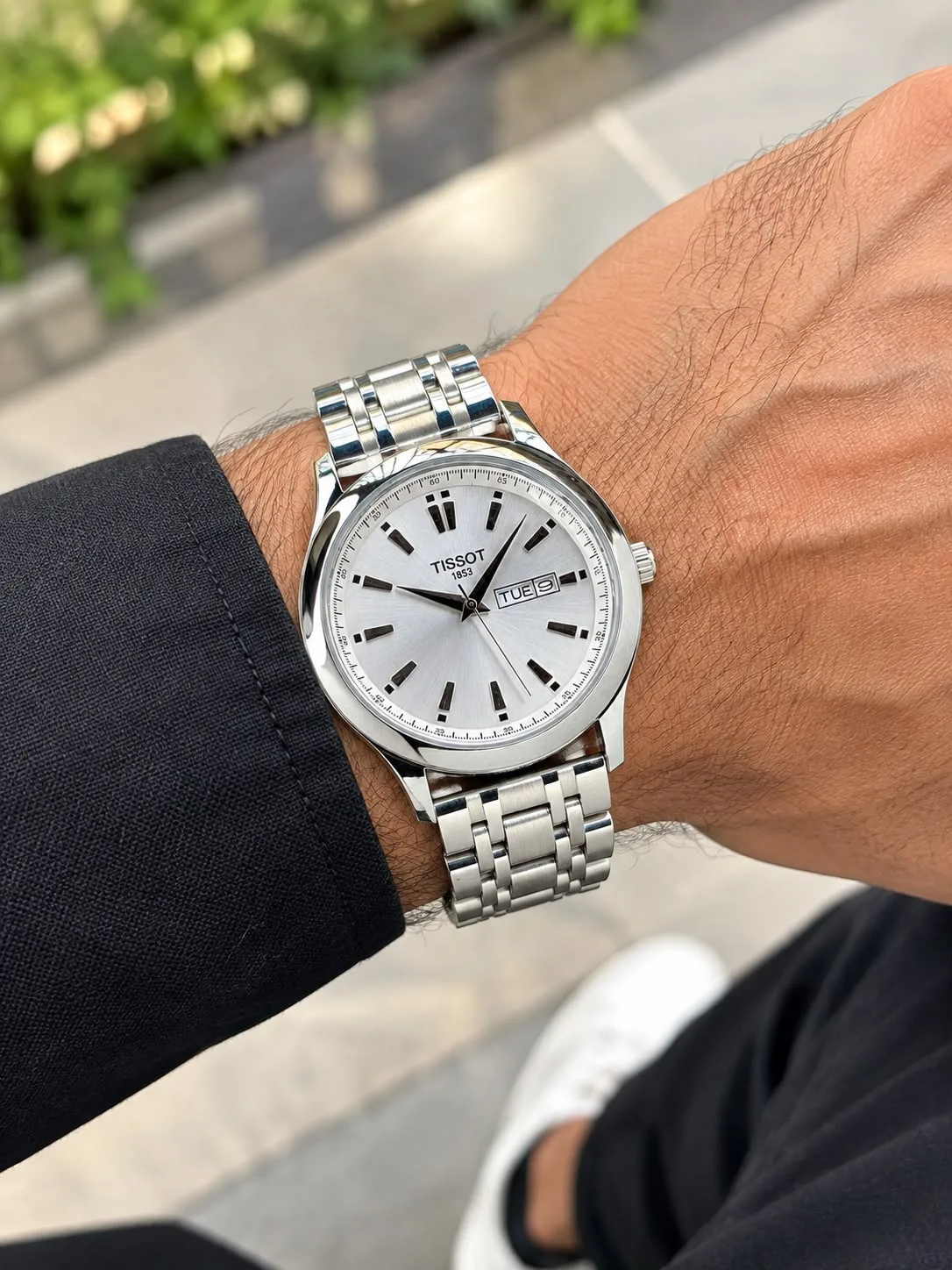 WhatsApp Image 2026-10-22 at 11.50.05 PM Tissot Day-Date Quartz white Dial - Image 1