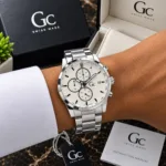 Guess Bold Silver Chronograph Sporty Dial - Image 4