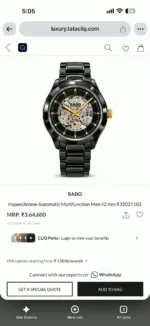 Rado Automatic Open Heart Skeleton Ceramic - Image 2