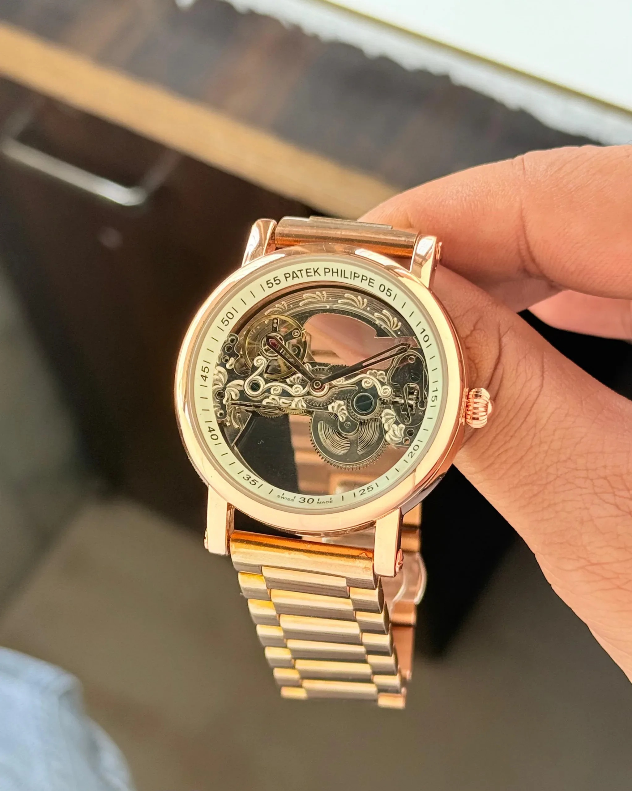 Patek Philippe Swiss Automatic Rosegold - Image 3