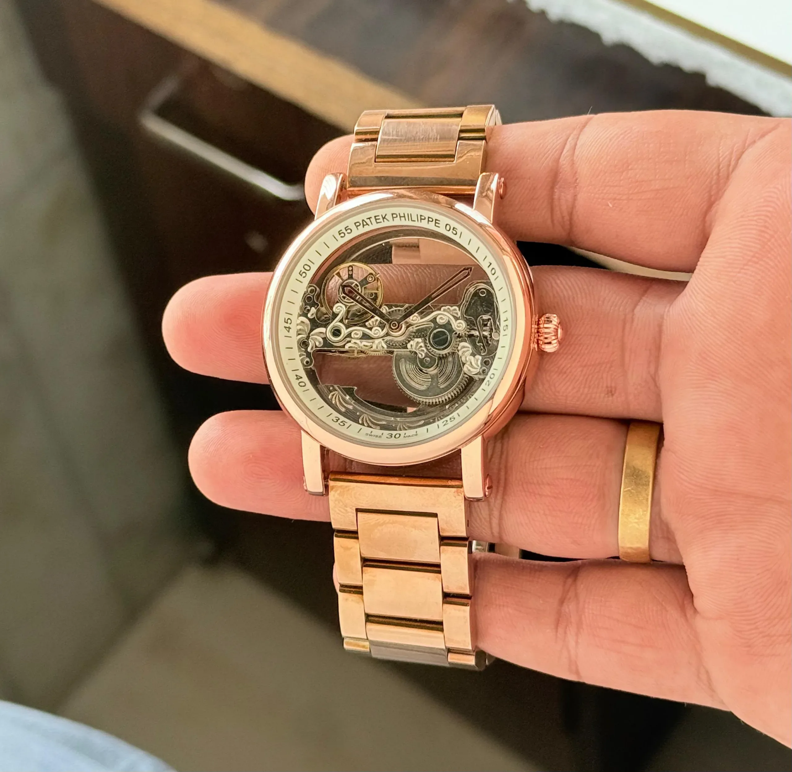 WhatsApp Image 2026-10-22 at 11.51.28 PM Patek Philippe Swiss Automatic Rosegold - Image 1