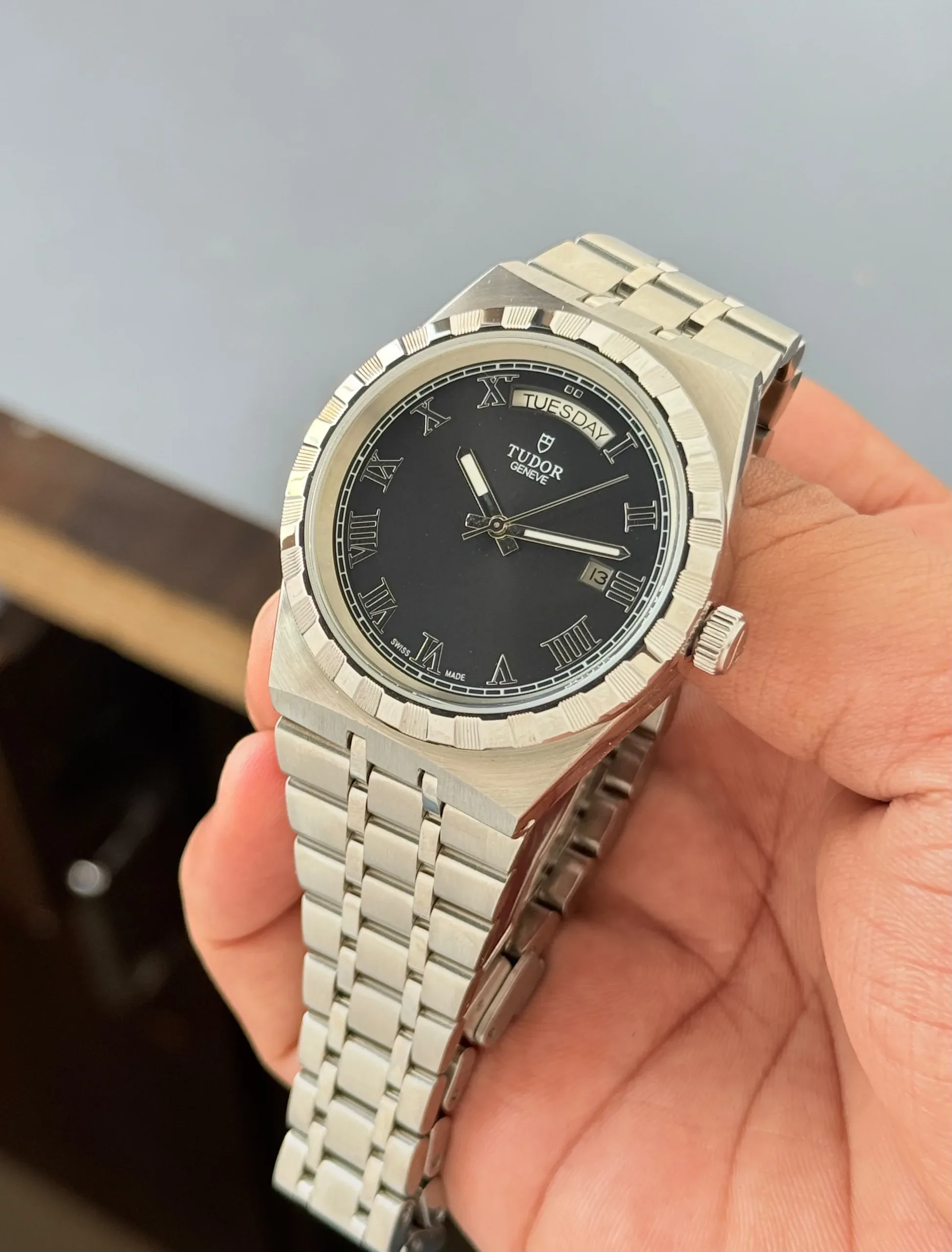 Tudor Day-Date Royal Black Dial Automatic - Image 6