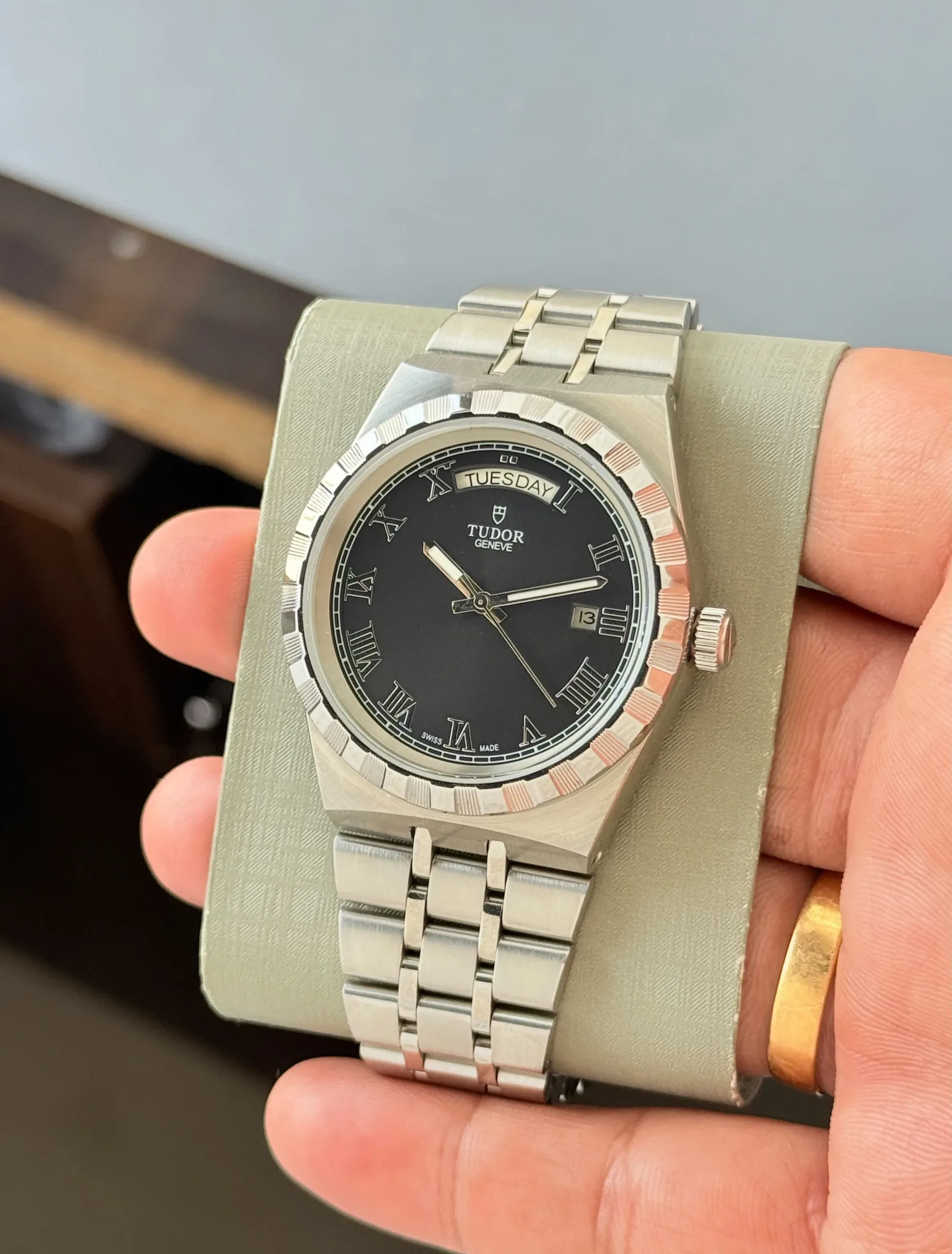 Tudor Day-Date Royal Black Dial Automatic - Image 7