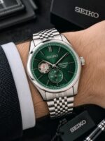 Seiko Presage Open Heart Green Dial - Image 2