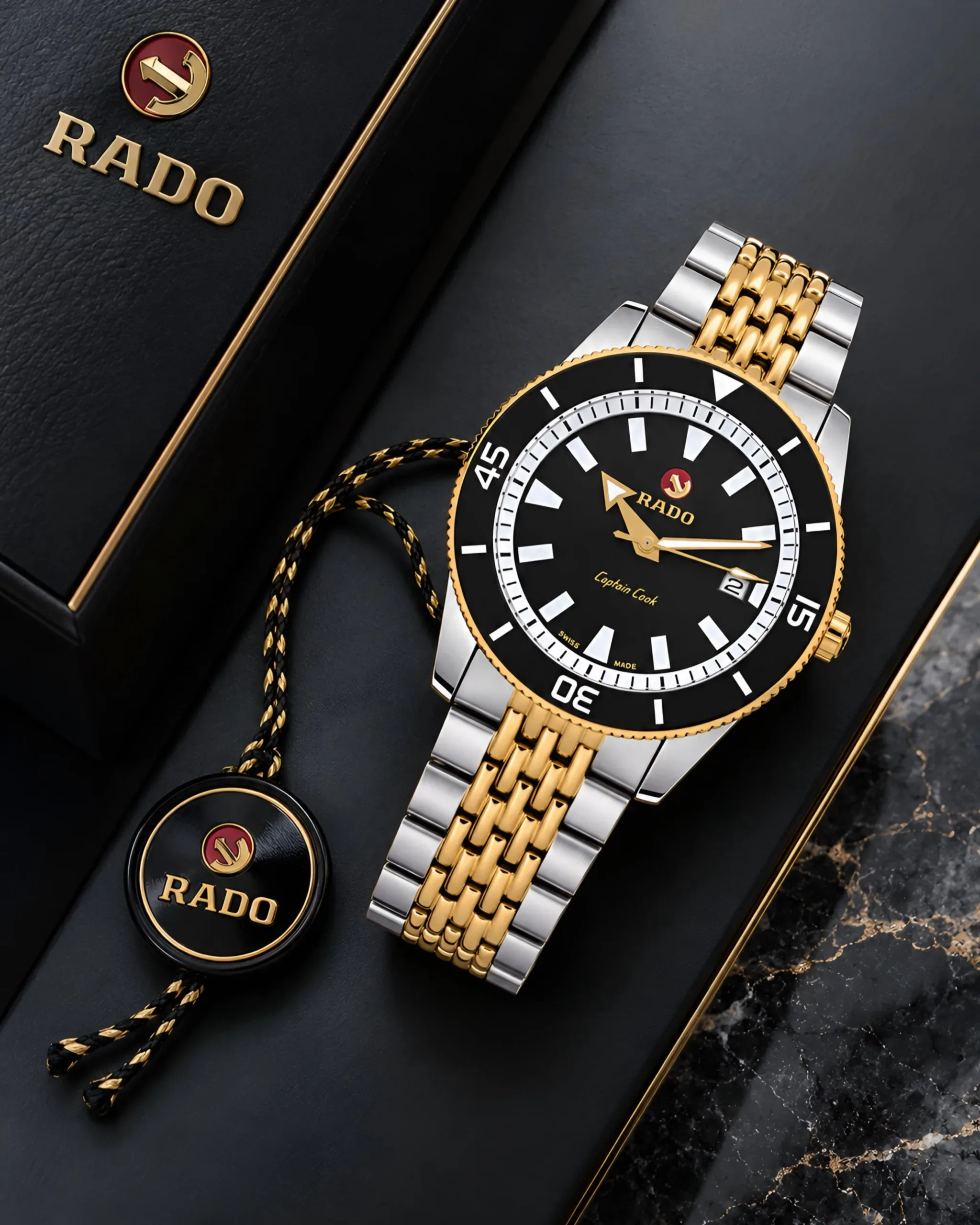 Rado Captain Cook 41mm Black Dial - Image 3