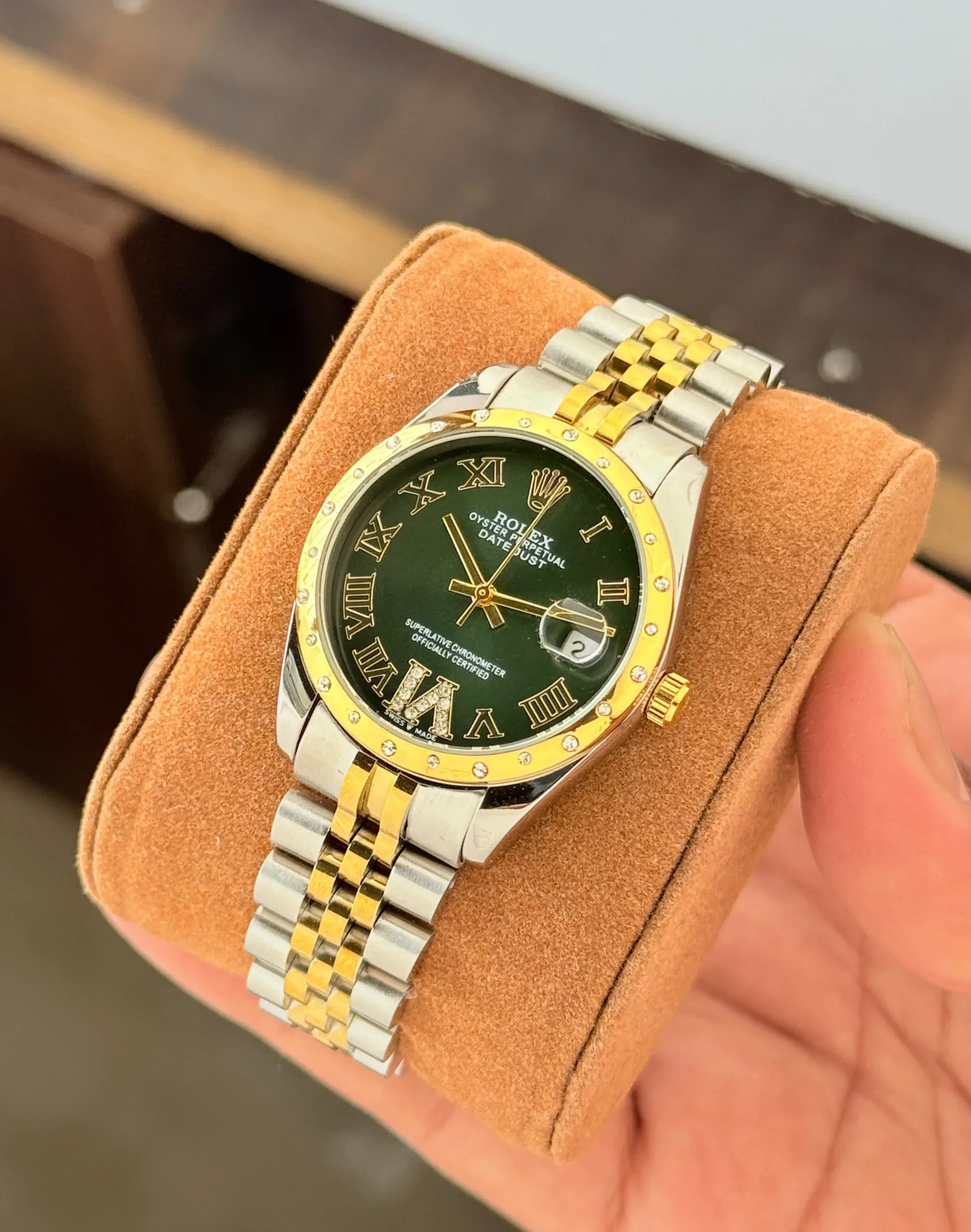 Rolex Datejust 31 Green Dial - Image 4