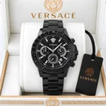 Versace 43mm Black Dial Chronograph - Image 2