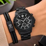 Versace 43mm Black Dial Chronograph - Image 5