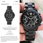 Versace 43mm Black Dial Chronograph - Image 6