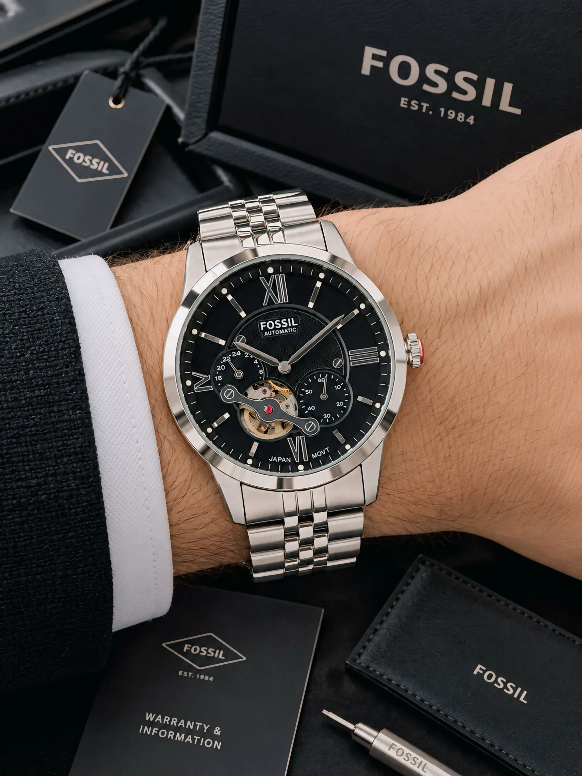 Fossil Black Dial Automatic - Image 3