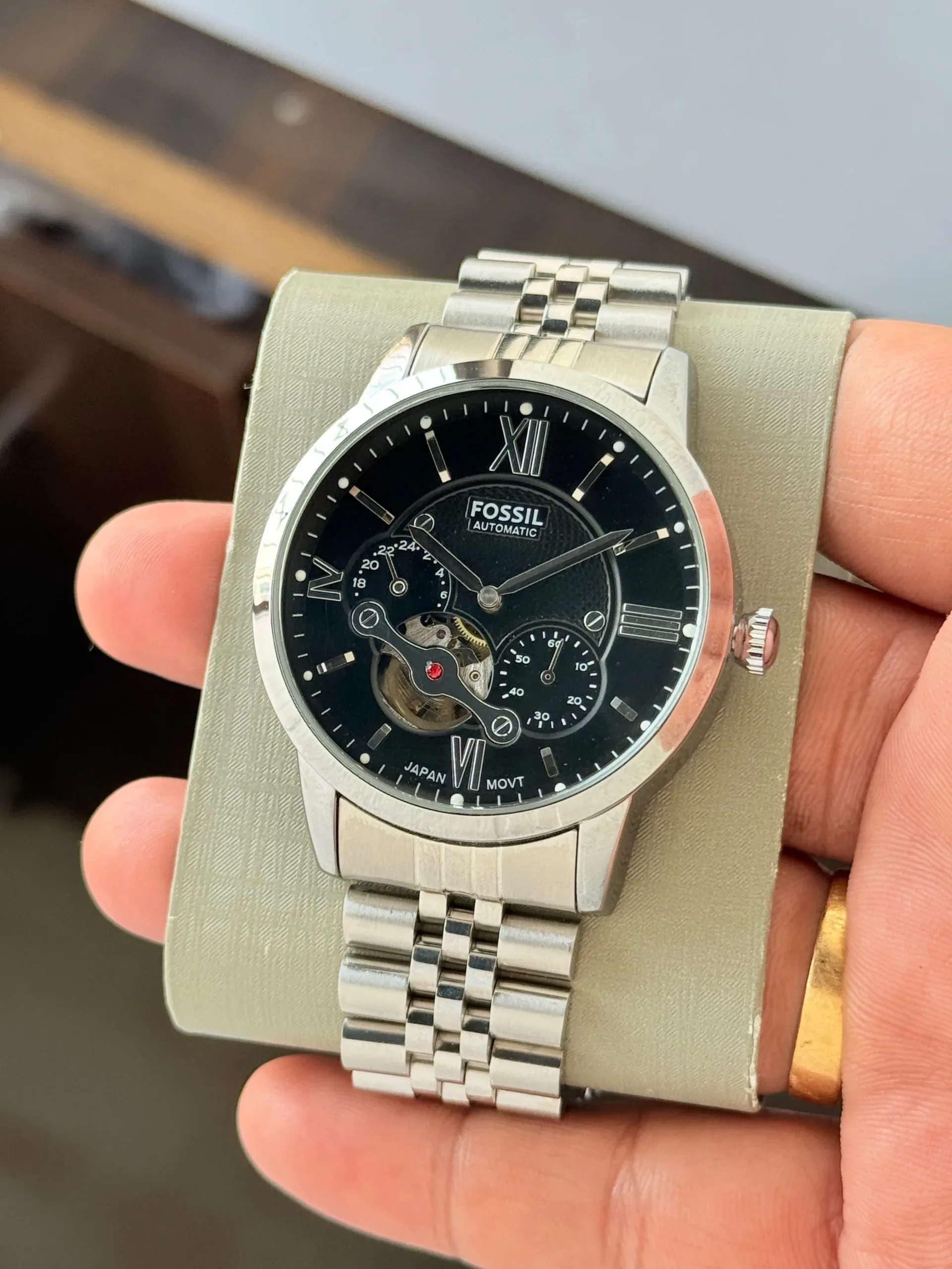 WhatsApp Image 2026-10-23 at 1.06.13 AM (1) Fossil Black Dial Automatic - Image 1
