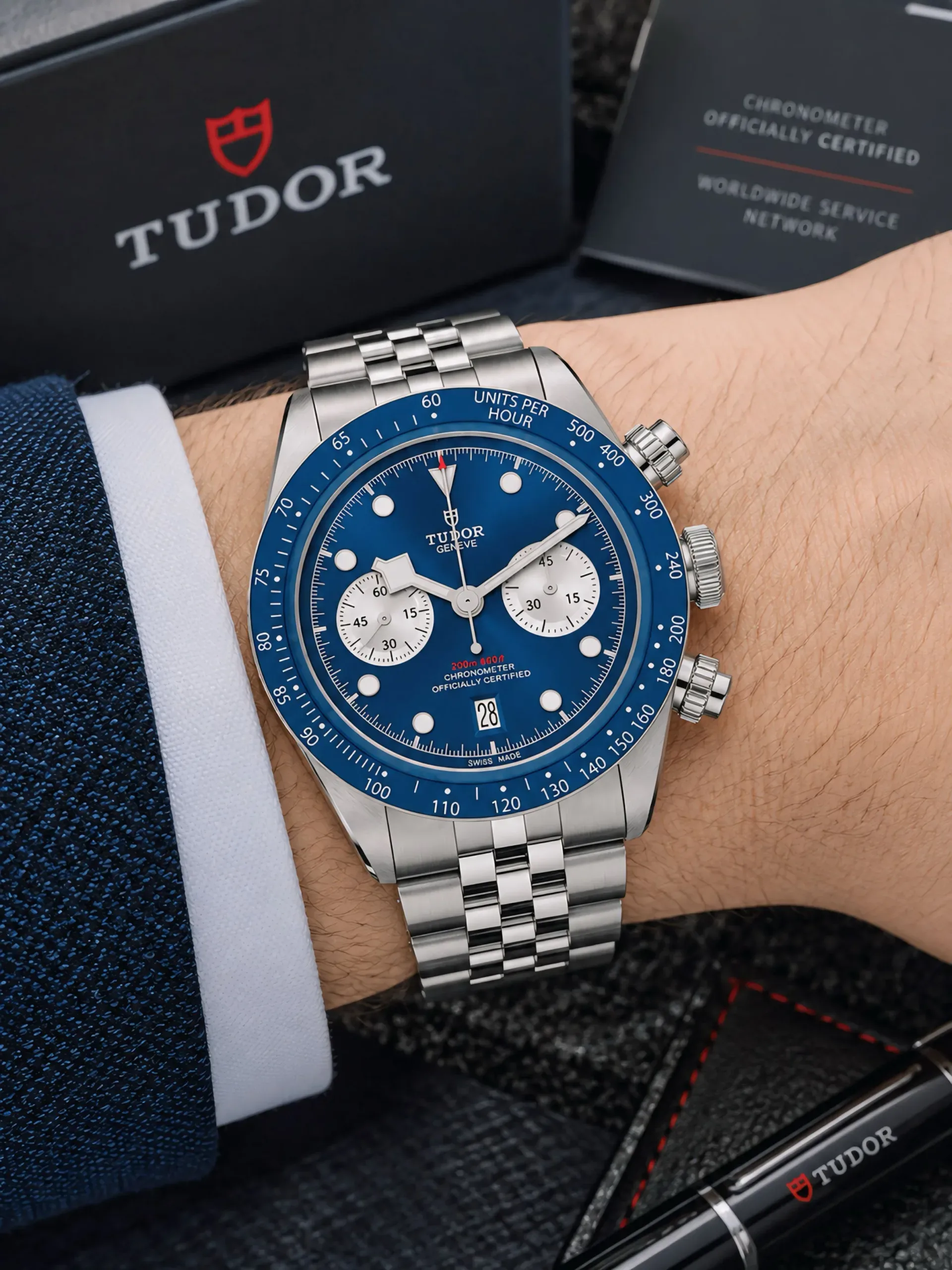 Tudor Black Bay Chrono Blue Dial - Image 4