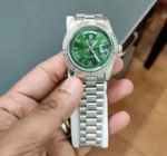 Rolex Oyster Perpetual Green Dial - Image 2