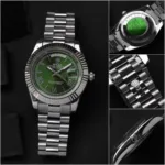 Rolex Oyster Perpetual Green Dial - Image 4