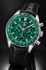 Tag Heuer Carrera Green Dial Chrono - Image 3