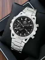 Edifice Casio 43mm Black Dial - Image 3