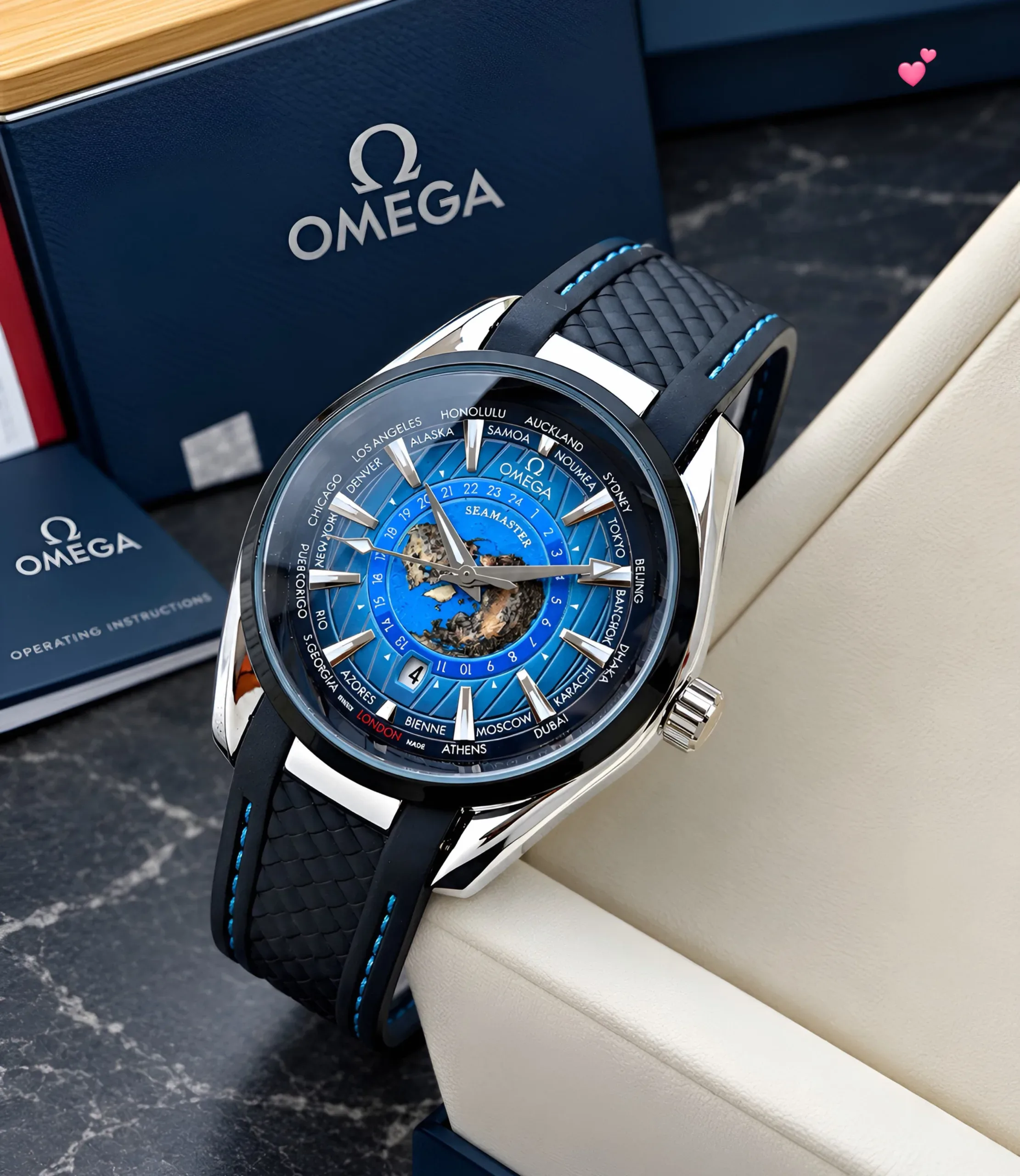 Omega Aquaterra Worldtimer 43mm - Image 3