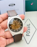 Fossil Brown Skeleton Dial Automatic - Image 2