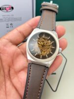 Fossil Brown Skeleton Dial Automatic - Image 4