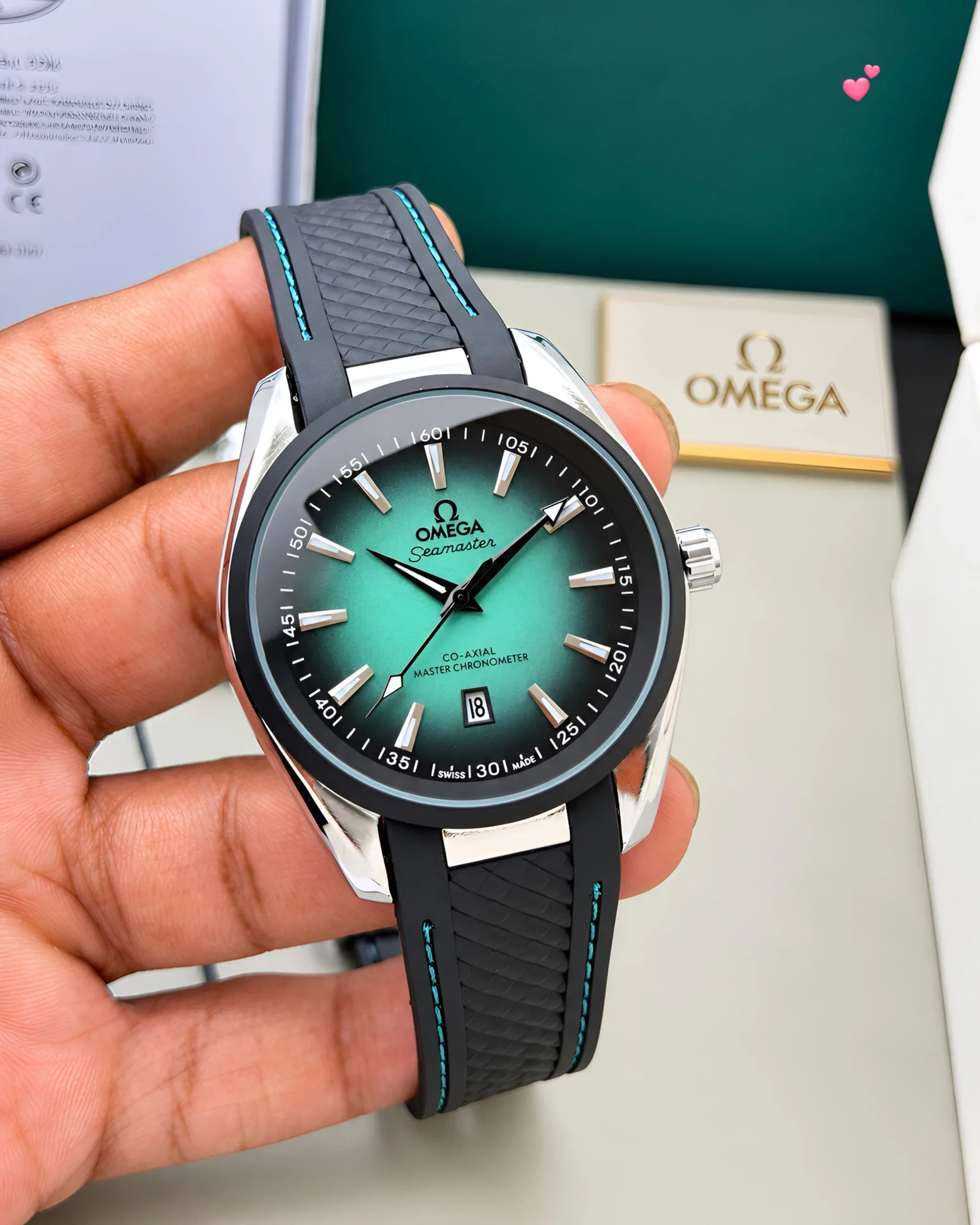 WhatsApp Image 2026-10-23 at 1.12.53 AM (1) Omega Aquaterra Worldtimer Blue Dial - Image 1